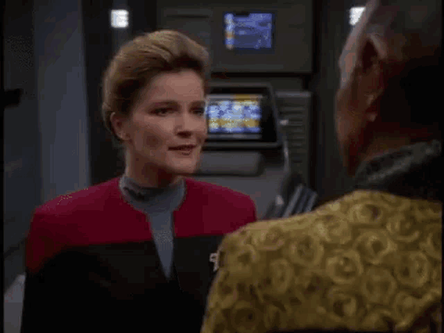 Star Trek Janeway GIF - Star Trek Janeway Shut Your Face GIFs