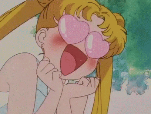 Usagi Sailor Moon GIF - Usagi Sailor Moon In Love GIFs
