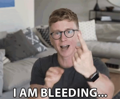 I Am Bleeding Bleeding GIF - I Am Bleeding Bleeding Look At This GIFs
