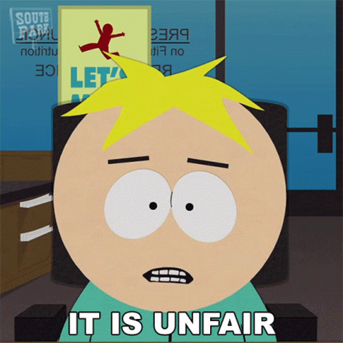 It Is Unfair Butters Stotch GIF - It Is Unfair Butters Stotch South Park GIFs