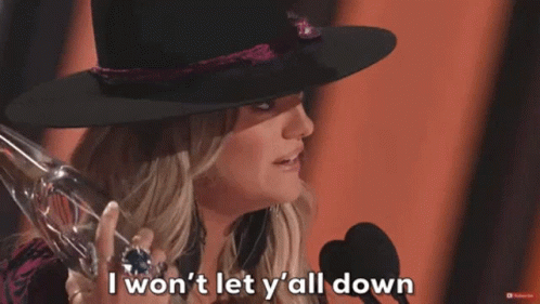 Lainey Wilson I Wont Let Yall Down GIF - Lainey Wilson I Wont Let Yall Down I Wont Let You All Down GIFs