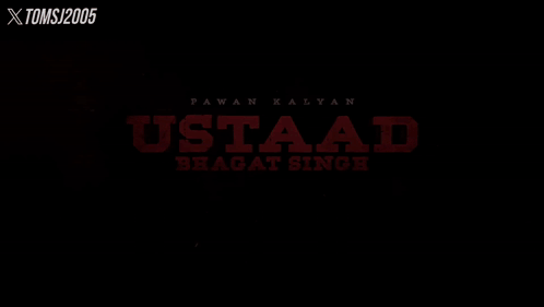 Ustaad Bhagat Singh Title Card GIF - Ustaad Bhagat Singh Title Card Pawan Kalyan GIFs