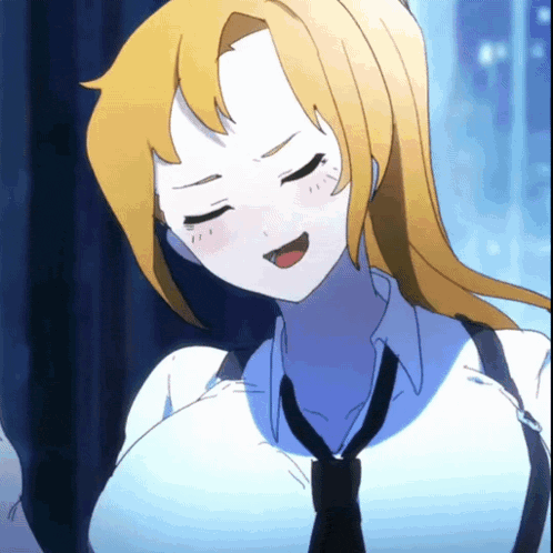 a close up of a cartoon character with a tie