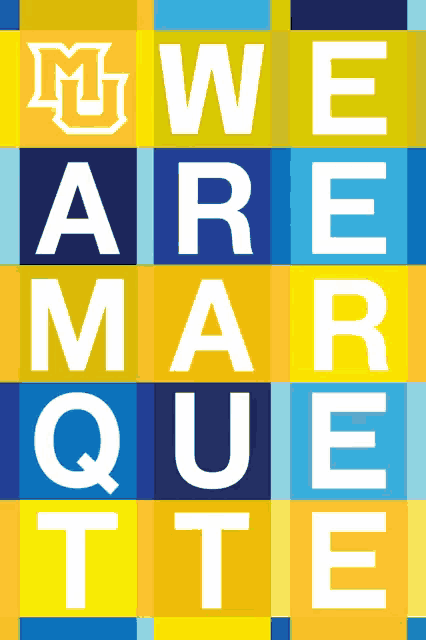 a poster that says " we are marquee " on it
