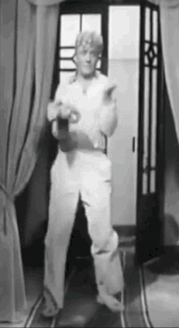 Fight Ostap Black And White GIF - Fight Ostap Black And White Vintage Film GIFs