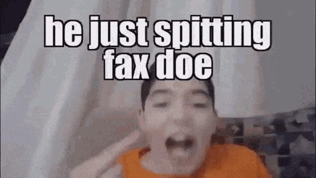 Spitting Fax Fax GIF - Spitting Fax Fax Facts GIFs