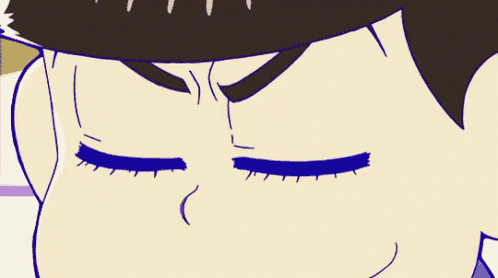 a close up of a cartoon character 's face