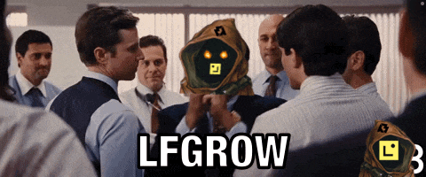 a group of men are gathered in a room and the word lfgrow is on the bottom