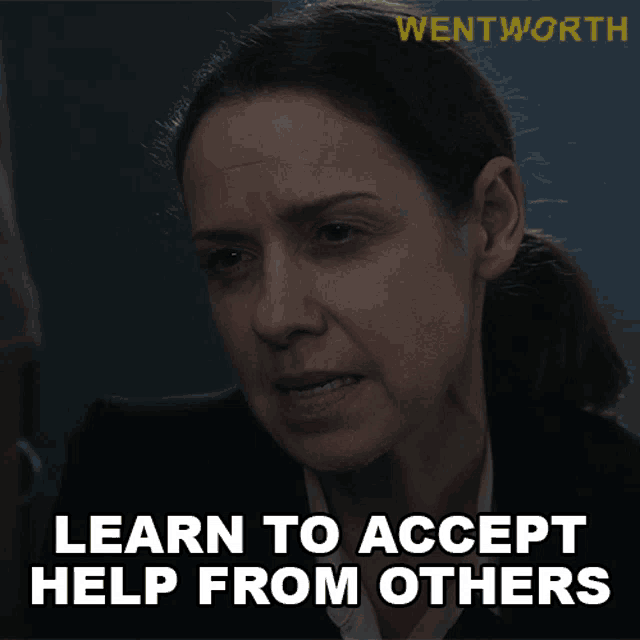 Learn To Accept Help From Others Vera Bennett GIF - Learn To Accept Help From Others Vera Bennett Wentworth GIFs