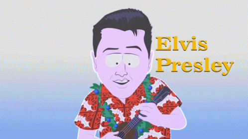 Elvis Presley Hologram South Park GIF - Elvis Presley Hologram South Park S18e10 GIFs