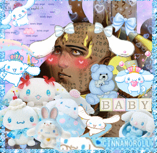 a collage of stuffed animals with the word baby in the corner