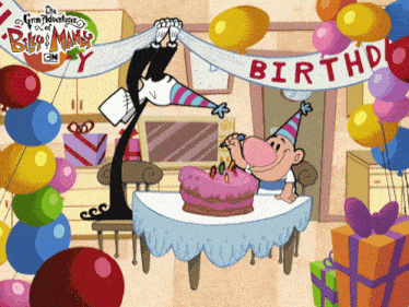 Surprise Birthday Party Billy GIF - Surprise Birthday Party Billy Grim GIFs