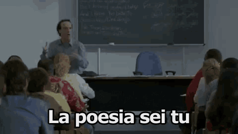 Professore Benigli Poesia Lezione Di Vita GIF