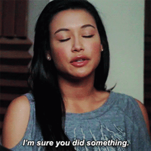 Glee Santana Lopez GIF - Glee Santana Lopez Im Sure You Did Something GIFs