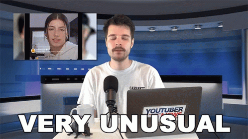Very Unusual Benedict Townsend GIF - Very Unusual Benedict Townsend Youtuber News GIFs
