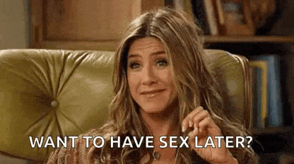 a woman is sitting in a chair and crying while talking about sex .