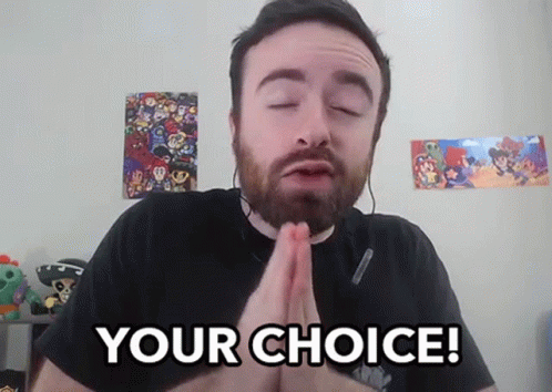 Your Choice Your Option GIF - Your Choice Your Option Joining Hands GIFs