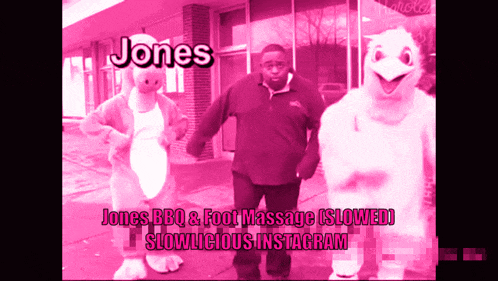jones bbq and foot massage slowed slowlicious instagram advertisement