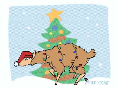 Christmas Party Llama GIF - Christmas Party Llama Dance GIFs