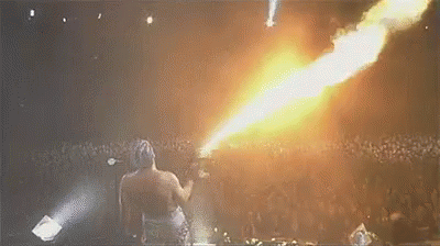 Lindemann линдеманн группа рамштайн Rammstein бесит тилль рок GIF - Rammstein Flamethrower Stage GIFs