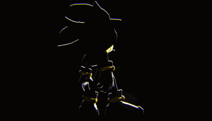 a close up of a shadow the hedgehog 's face with red eyes