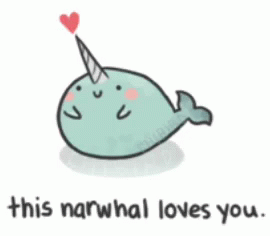 Narwhal Love GIF - Narwhal Love Heart GIFs