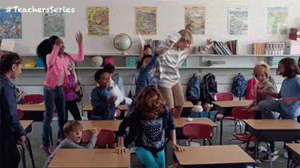Teacher Struggles With Rowdy Students GIF - Students Student Bad Students GIFs