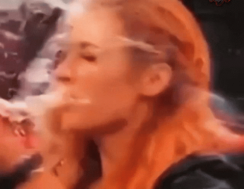 Becky Lynch Beer GIF - Becky Lynch Beer Covered GIFs
