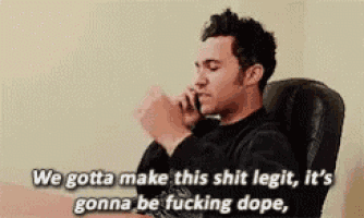 Pete Wentz Make This Shit Legit GIF