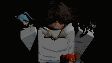 a cartoon character is wearing sunglasses and a white shirt