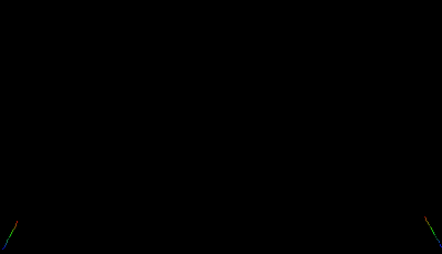 a black background with a lot of colorful dots