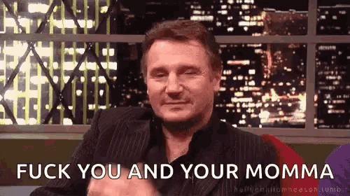 Fuck You And Your Mom Wink GIF