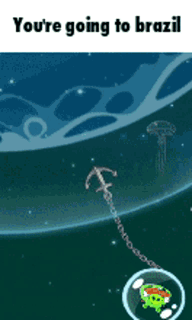 a screenshot of a video game with the words you 're going to brazil