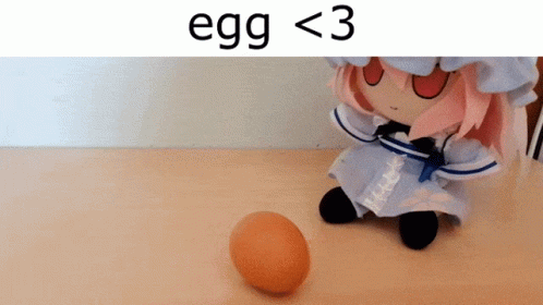 Egg Touho GIF - Egg Touho Yuyuko GIFs
