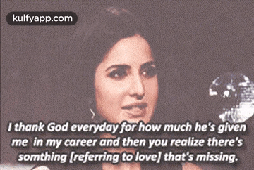 I Thank God Everyday For How Much He'S Givenme In My Career And Then You Realize There'Ssomthing [referring To Love] That'S Missing..Gif GIF - I Thank God Everyday For How Much He'S Givenme In My Career And Then You Realize There'Ssomthing [referring To Love] That'S Missing. Reblog Interviews GIFs