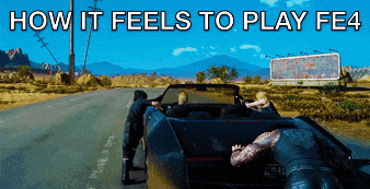how it feels to play fe4 is displayed on a screen