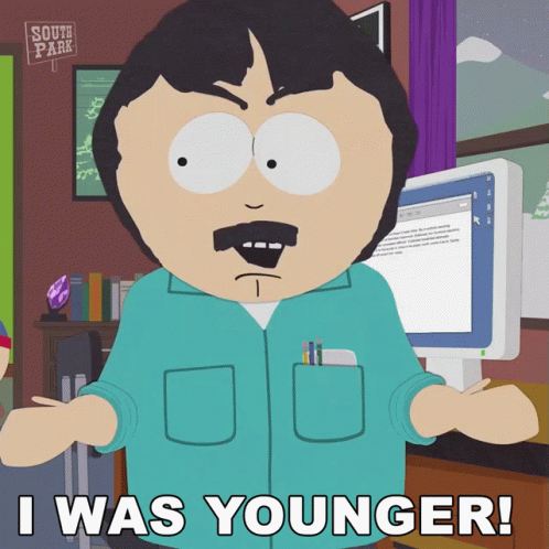 I Was Younger Randy Marsh GIF - I Was Younger Randy Marsh South Park GIFs