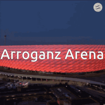 an aerial view of the arrogantz arena stadium