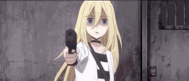 Rachel Gardner Anime GIF - Rachel Gardner Anime Gun GIFs