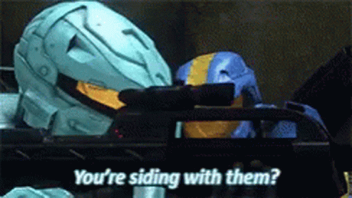 Red Vs Blue Rvb GIF - Red Vs Blue Rvb Youre Siding With Them GIFs
