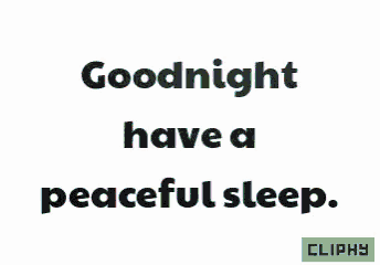 a colorful greeting card that says goodnight have a peaceful sleep