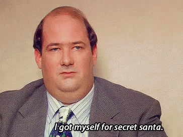 Secret Santa The Office GIF - Brian Baumgartner The Office Secret Santa GIFs