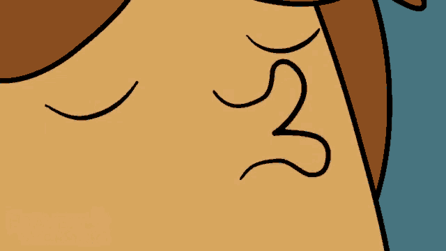 a close up of a cartoon character with the words bravest warriors on the bottom right