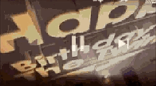 a blurry picture of a sign that says ' audition ' on it