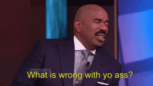 What Is Wrong With You Wtf GIF - What Is Wrong With You Wtf Steve Harvey GIFs
