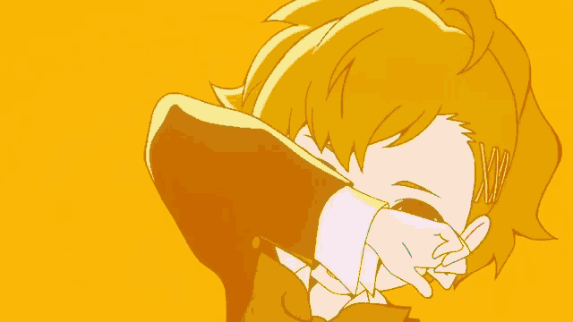 a drawing of a girl holding a gun in her hand