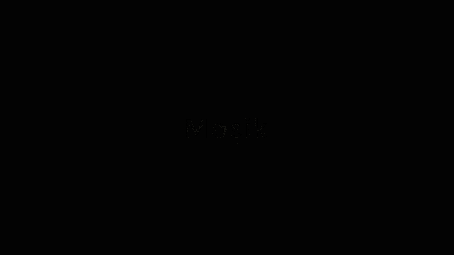 the word mosik is on a black background