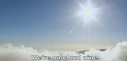 We'Re On Cloud Nine. GIF - Cloud Nine Cloud9 Were On Cloud Nine GIFs