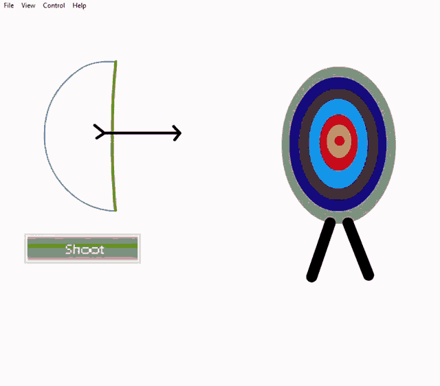 a computer screen shows a man 's face and the words shoot