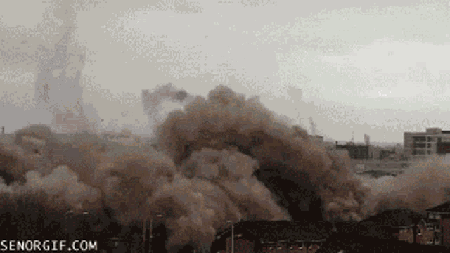 Collapse Reverse GIF - Collapse Reverse Building GIFs
